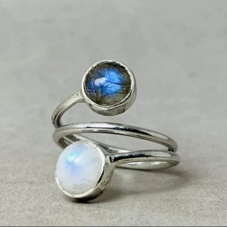 Elegant Fine 925 Sterling Silver Bezel Set Ring